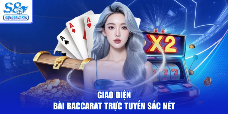 Giao diện bài baccarat trực tuyến sắc nét