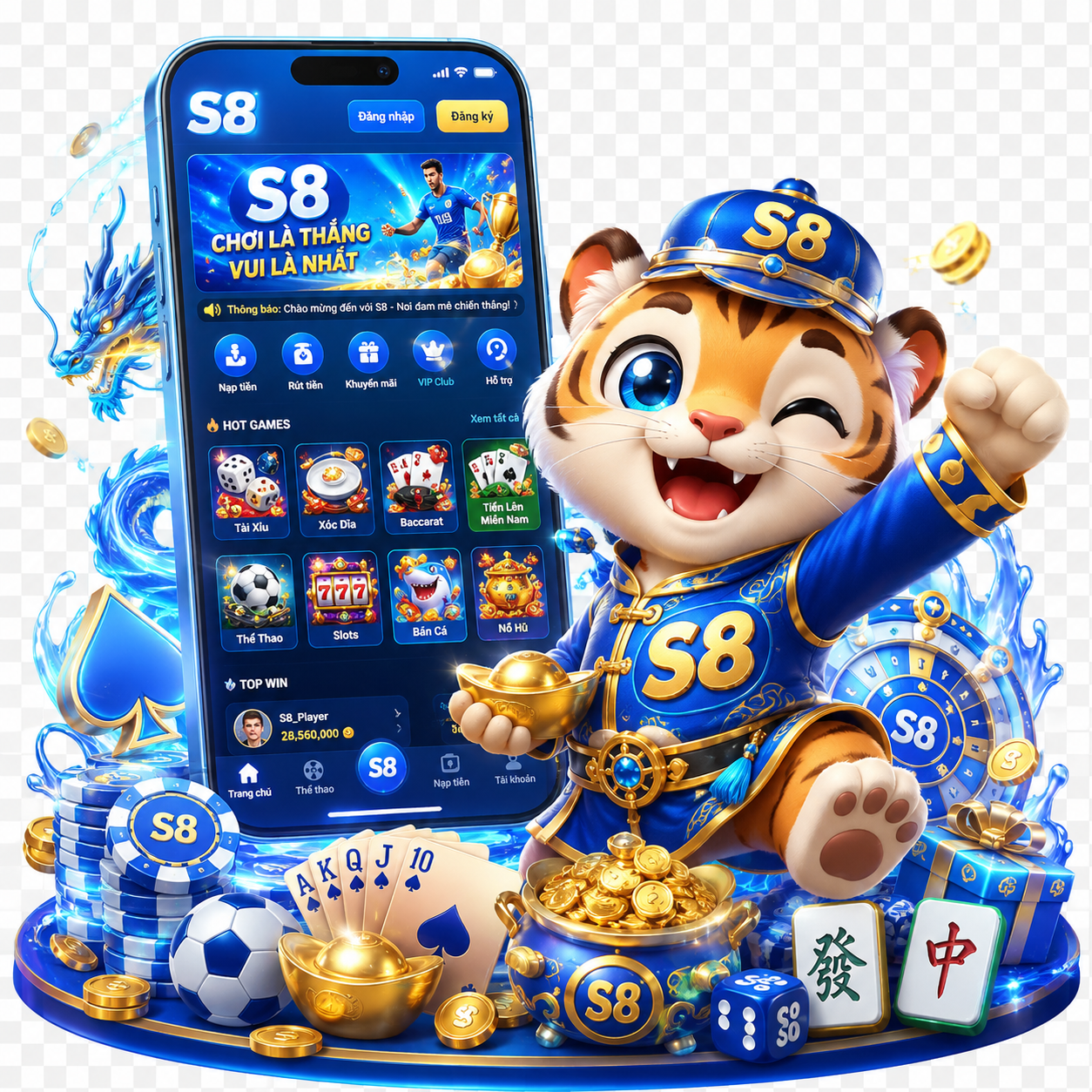 Hướng dẫn tải App S8
